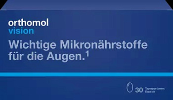 Orthomol Vision изображение упаковки Orthomol Vision витамины для глаз