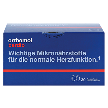Витамины Orthomol Cardio для сердца и сосудов