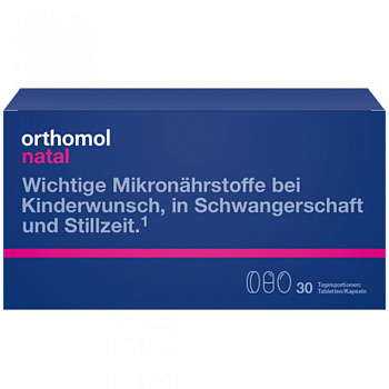 Orthomol Natal изображение упаковки Orthomol Natal здоровая беременность