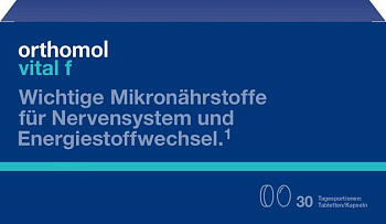 Orthomol Vital F витамины для женщин