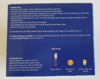 Orthomol Sport - для спортсменов