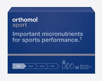 Orthomol Sport изображение упаковки Orthomol Sport - для спортсменов