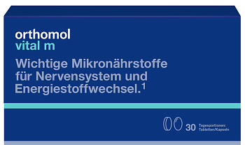 Orthomol Vital M изображение упаковки Витамины Orthomol Vital M для мужчин