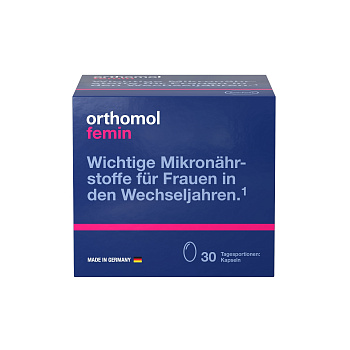 Orthomol Femin изображение упаковки Orthomol Femin женское здоровье