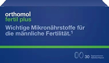 Orthomol Fertil plus изображение упаковки Orthomol Fertil plus для мужчин