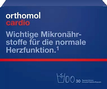 Orthomol Cardio изображение упаковки Витамины Orthomol Cardio для сердца и сосудов