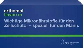 Orthomol Flavon m изображение упаковки Витамины Orthomol Flavon m для мужчин