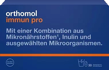 Orthomol Immun Pro изображение упаковки Orthomol Immun Pro для восстановления иммунитета