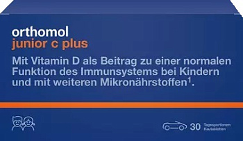 Orthomol Junior C plus изображение упаковки Витамины Orthomol Junior C plus для детей